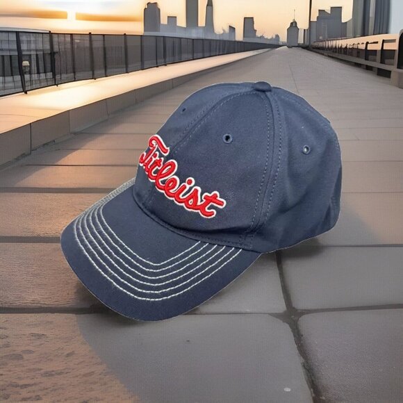 Titleist Golf Hat University Of Arizona Logo LXL Adjustable Navy Red Embroidered - Picture 6 of 15